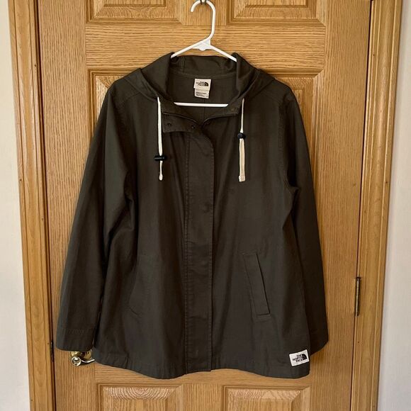 The North Face Shipler Green Full Zip Hooded Jacket Large - Picture 4 of 9